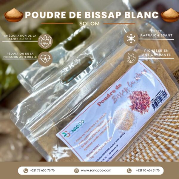 Poudre de bissap blanc